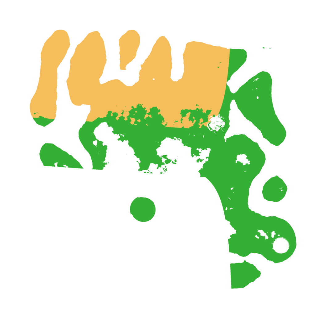 Biome Rust Map: Barren, Size: 3500, Seed: 792318