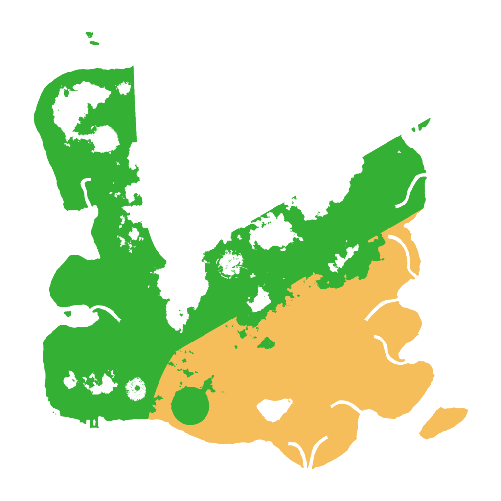 Biome Rust Map: Procedural Map, Size: 3500, Seed: 1883000