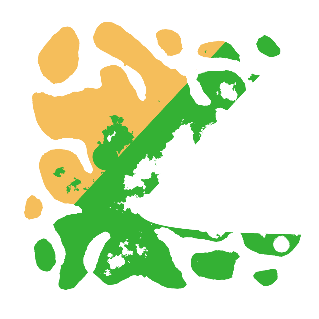 Biome Rust Map: Barren, Size: 3500, Seed: 1668544