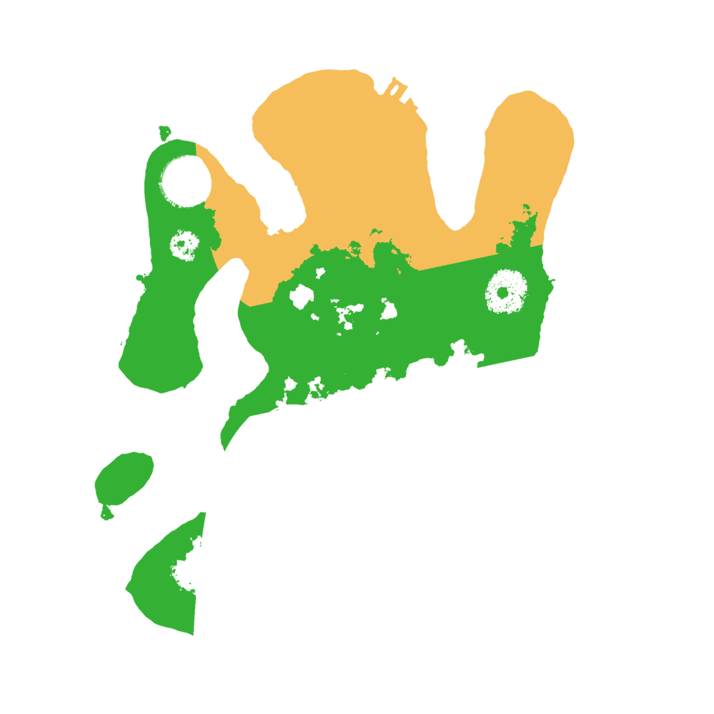 Biome Rust Map: Procedural Map, Size: 2500, Seed: 1720349