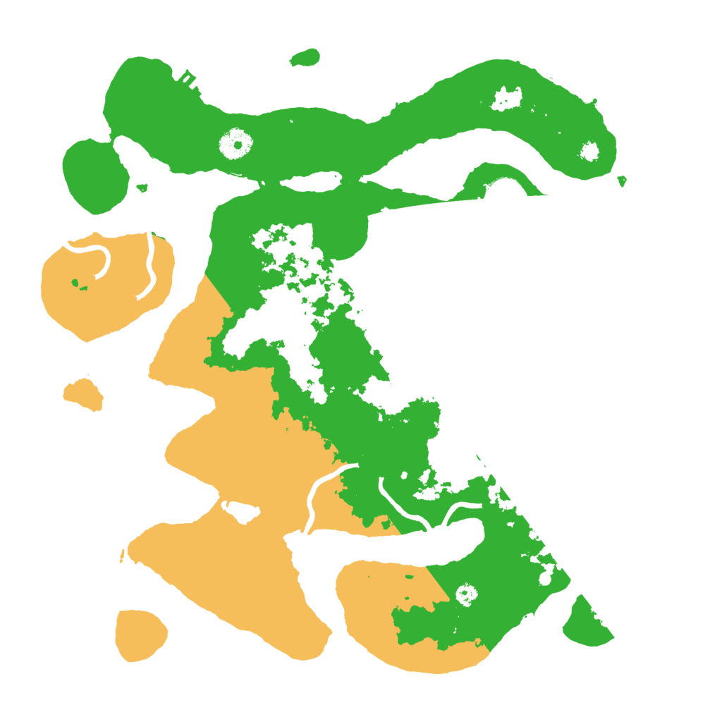 Biome Rust Map: Procedural Map, Size: 3500, Seed: 5688355