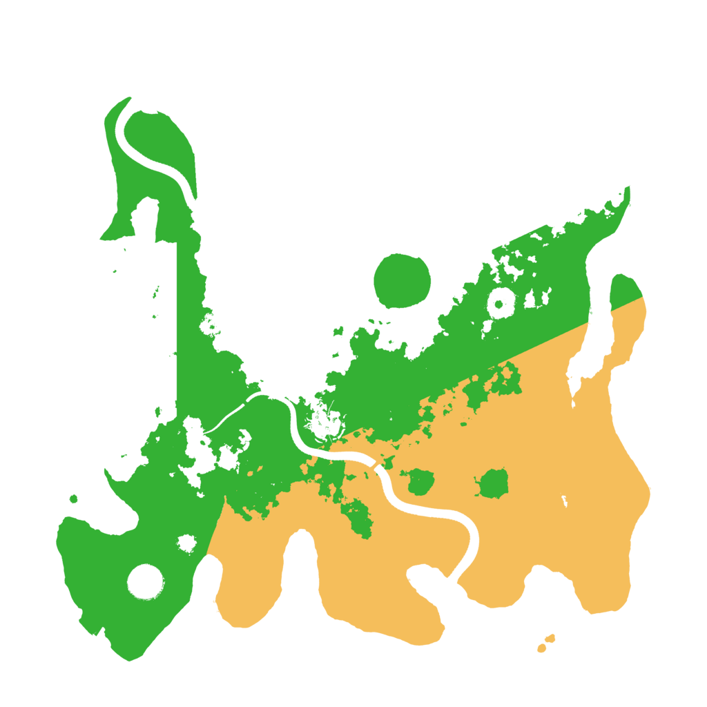 Biome Rust Map: Procedural Map, Size: 3500, Seed: 2147239