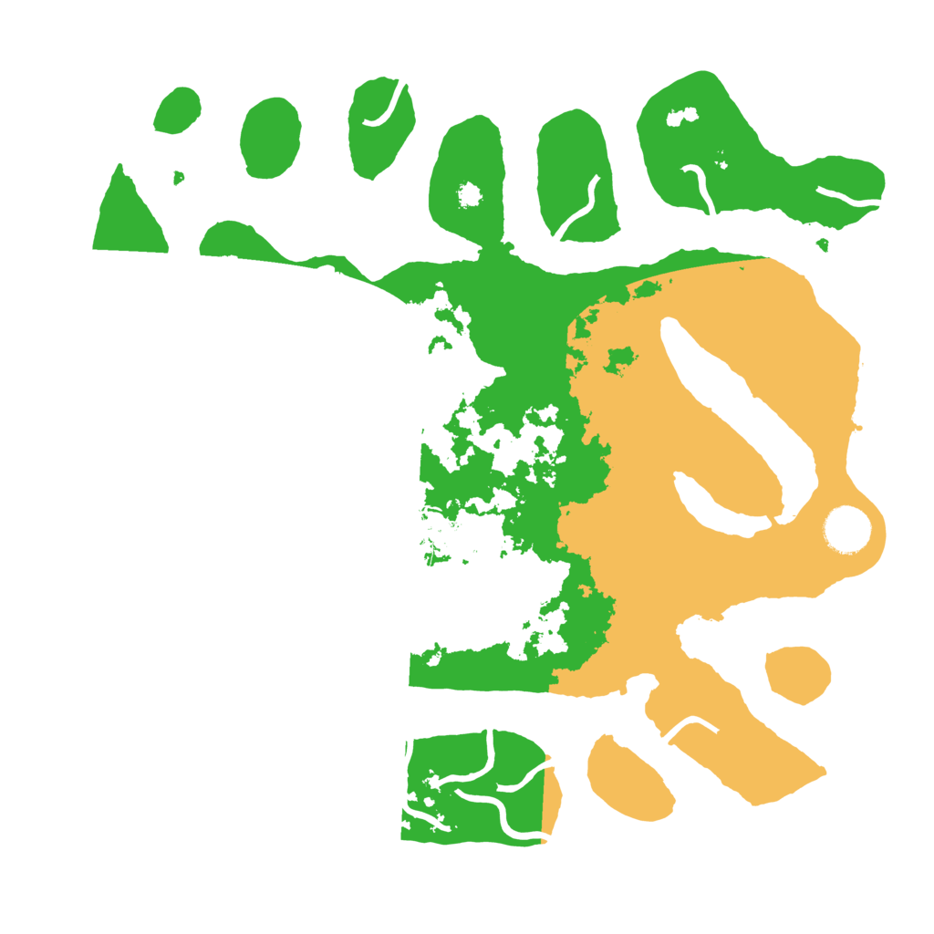 Biome Rust Map: Procedural Map, Size: 3500, Seed: 1175588