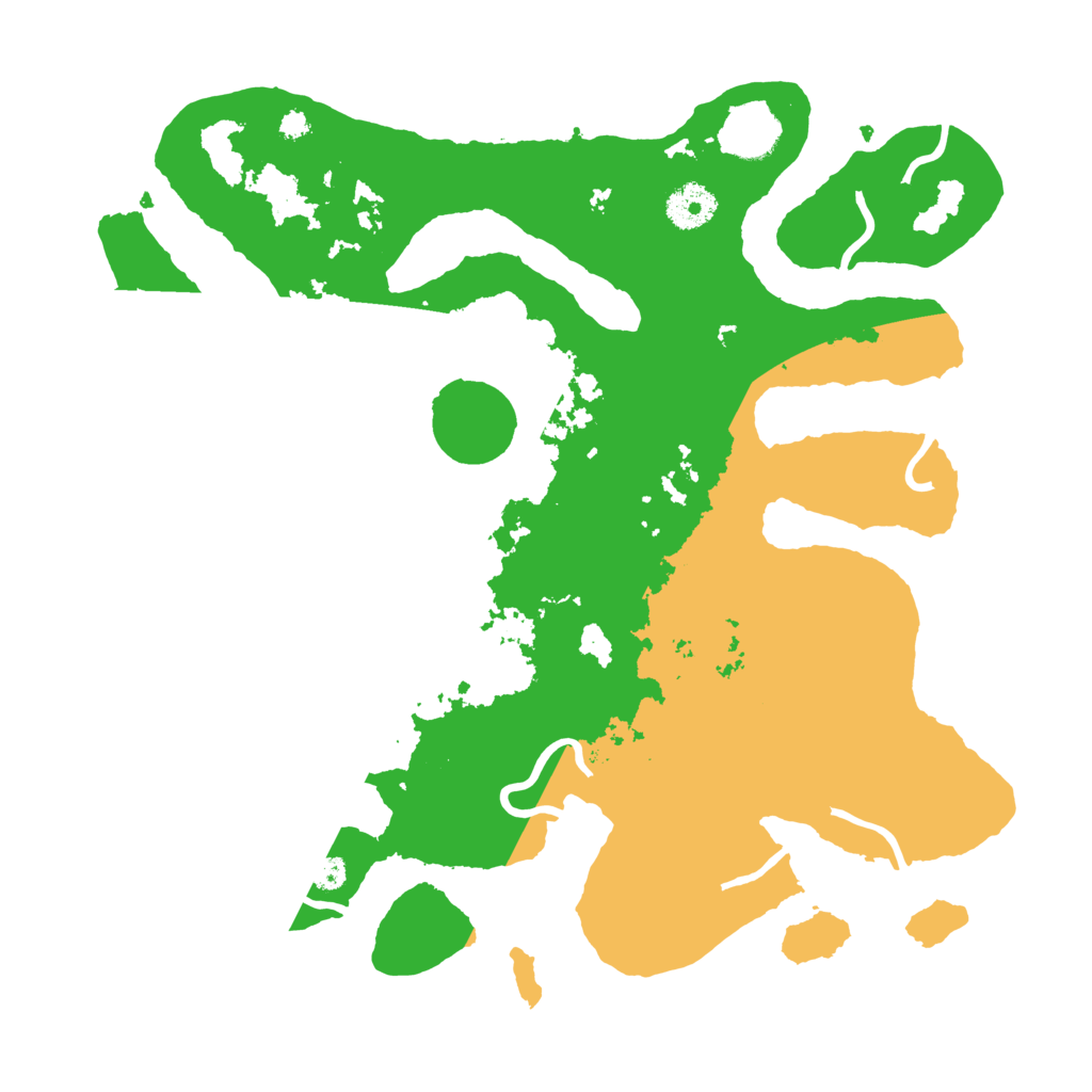 Biome Rust Map: Procedural Map, Size: 3500, Seed: 6183975