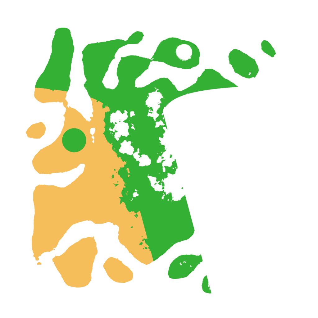 Biome Rust Map: Barren, Size: 3500, Seed: 3260064