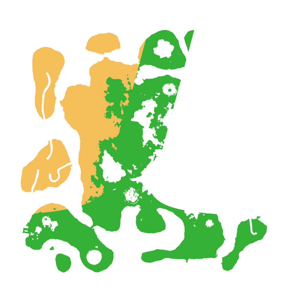 Biome Rust Map: Procedural Map, Size: 3500, Seed: 76339