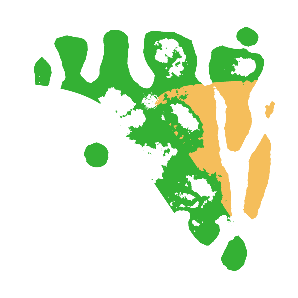 Biome Rust Map: Barren, Size: 3500, Seed: 1643569