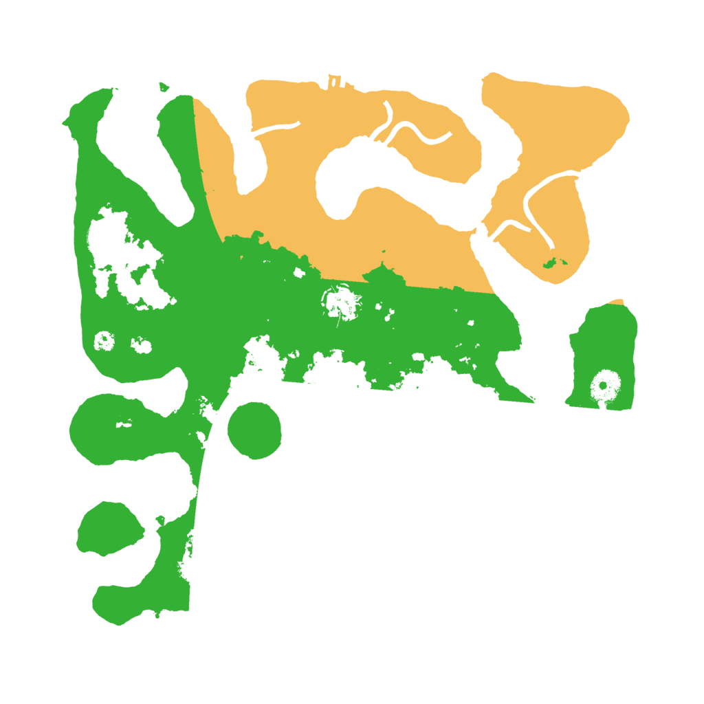 Biome Rust Map: Procedural Map, Size: 3500, Seed: 3492257