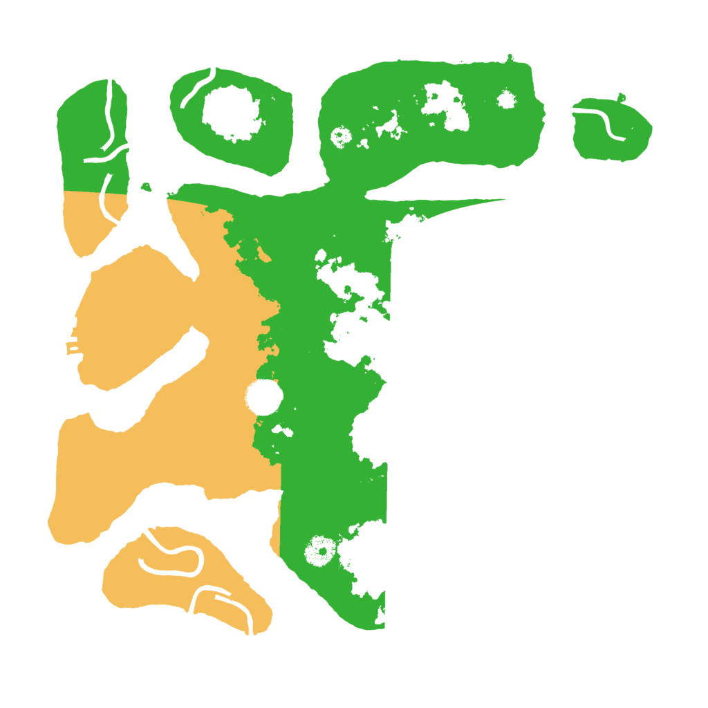 Biome Rust Map: Procedural Map, Size: 3500, Seed: 2741471