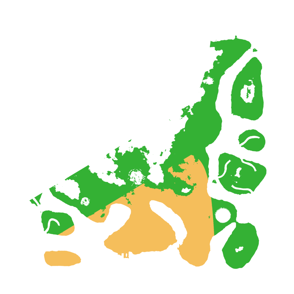 Biome Rust Map: Procedural Map, Size: 3500, Seed: 637767