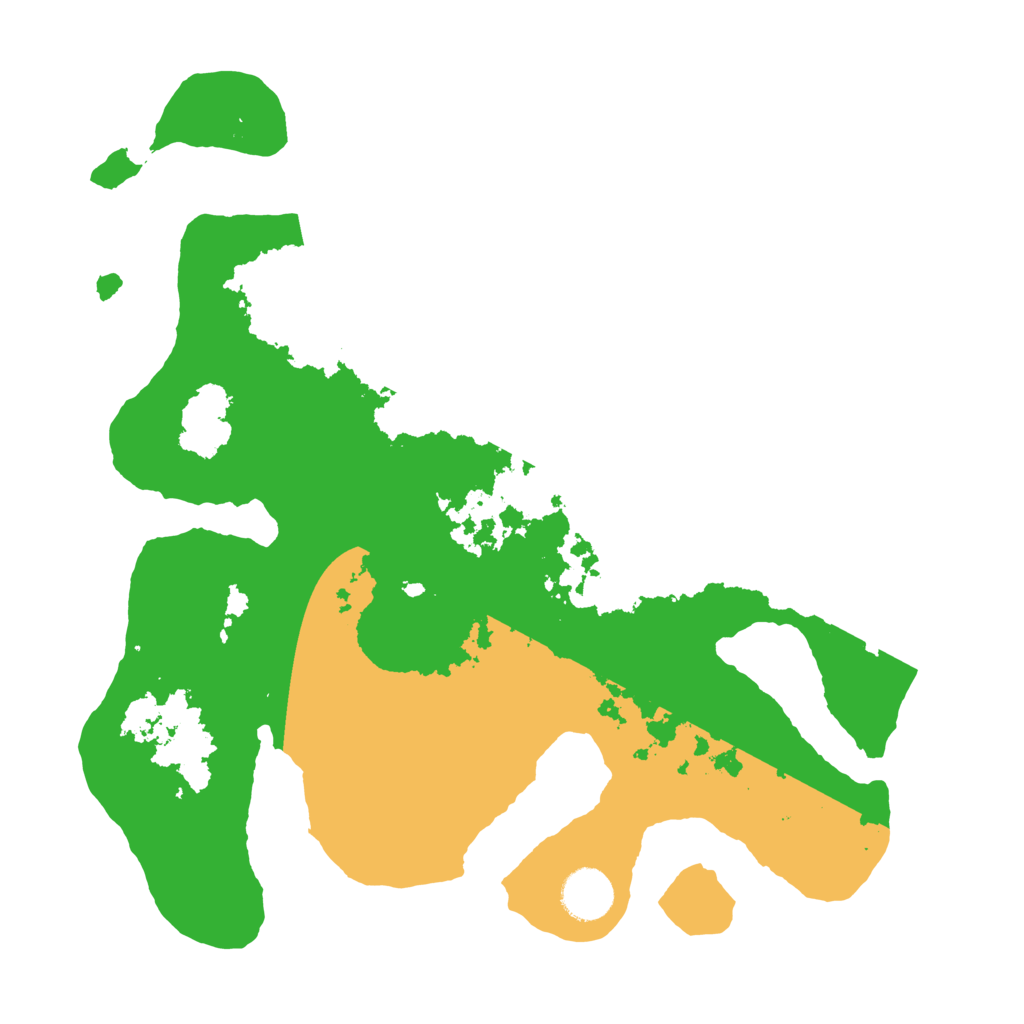 Biome Rust Map: Barren, Size: 3500, Seed: 3820544