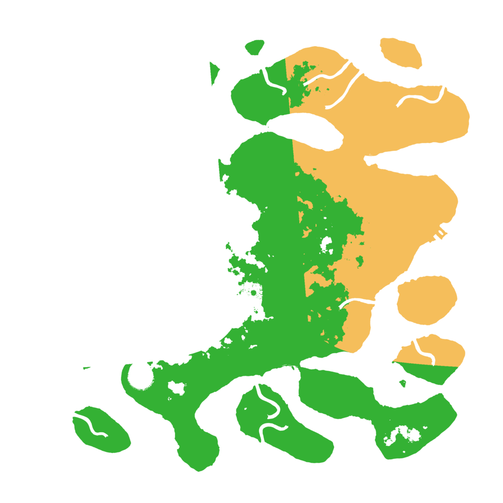 Biome Rust Map: Procedural Map, Size: 3500, Seed: 1982098