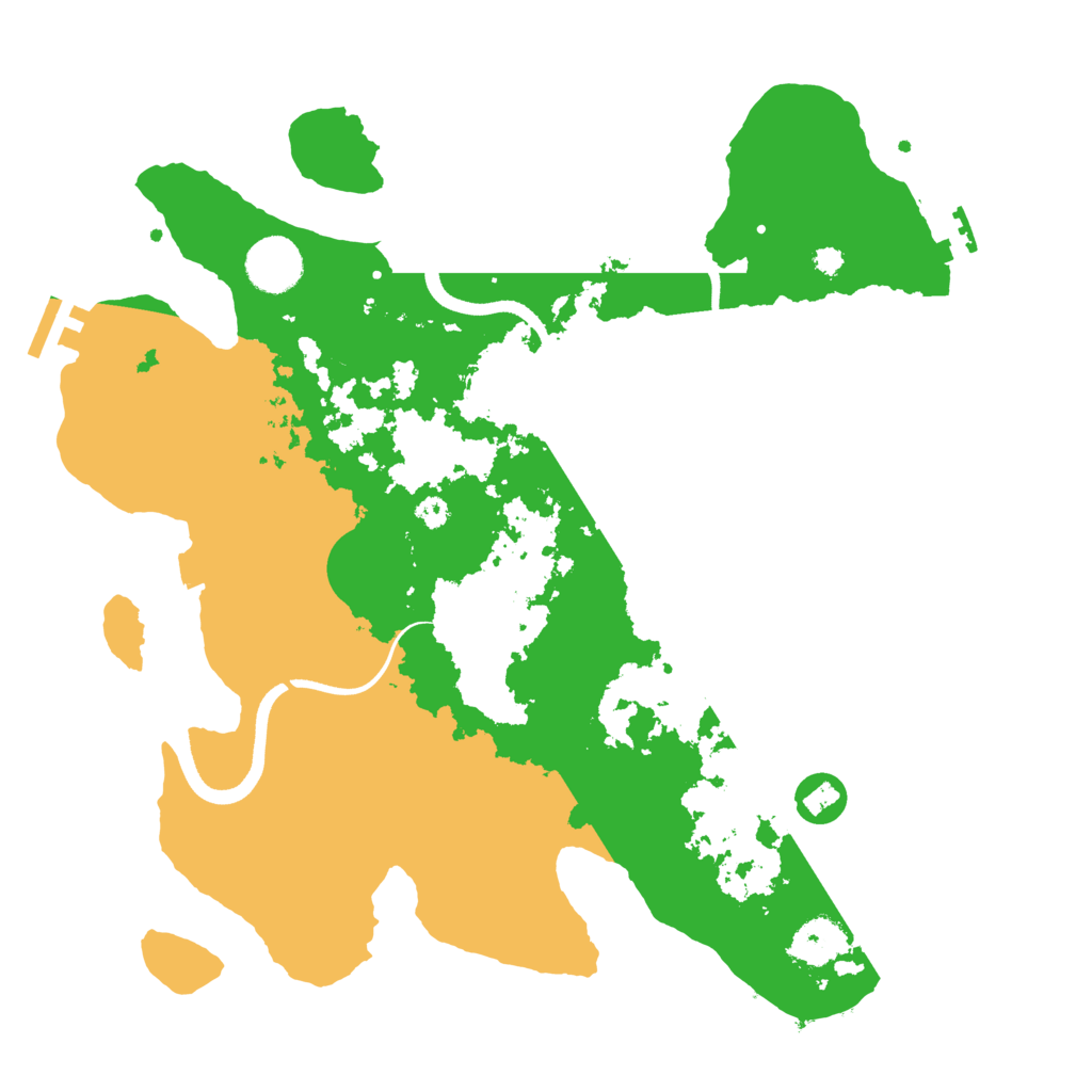 Biome Rust Map: Procedural Map, Size: 3500, Seed: 3171035