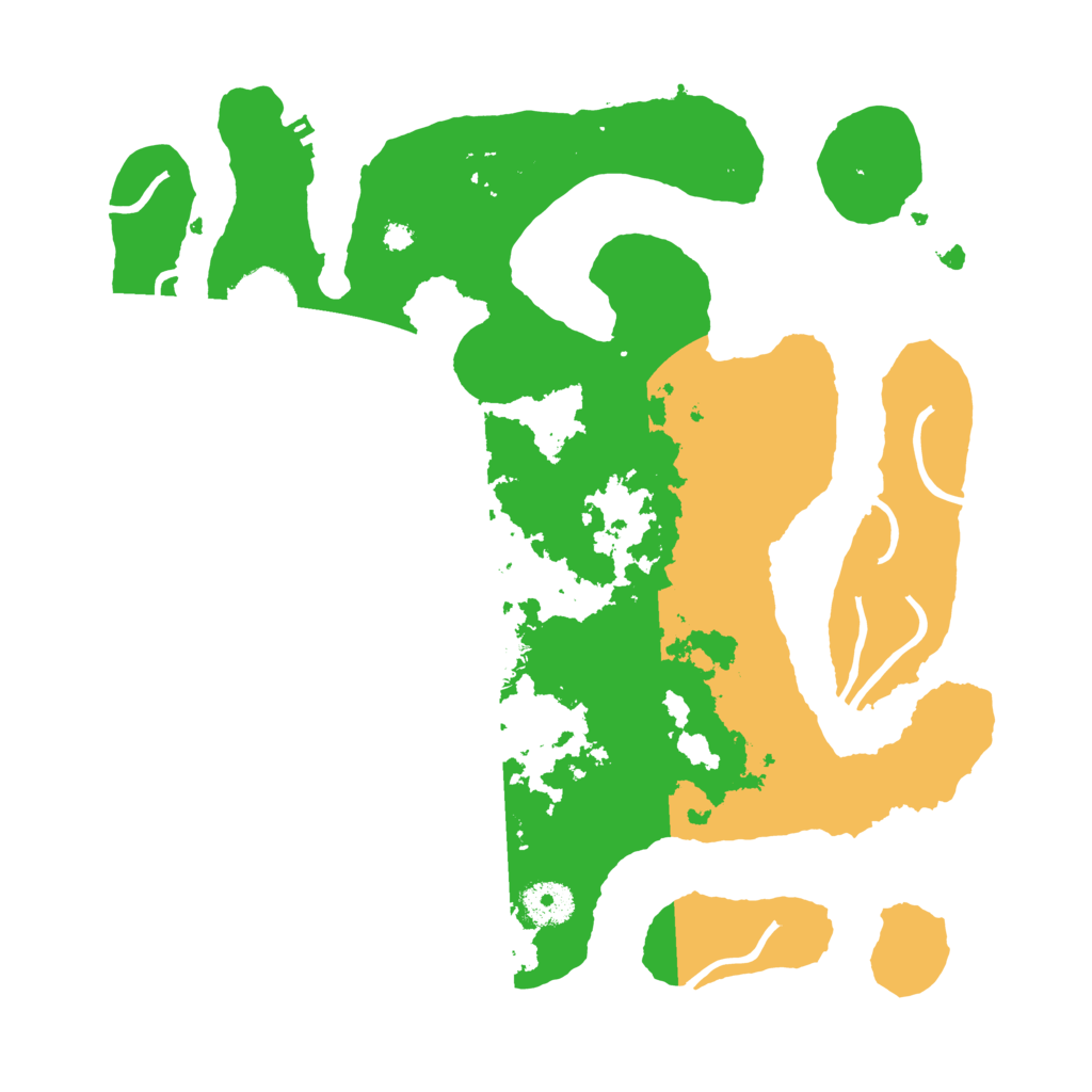 Biome Rust Map: Procedural Map, Size: 3500, Seed: 2260148