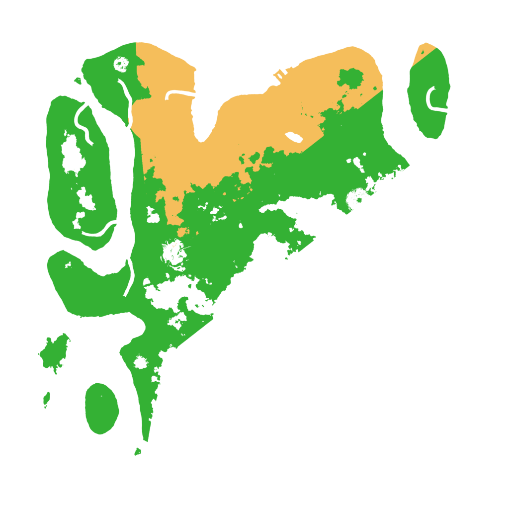 Biome Rust Map: Procedural Map, Size: 3500, Seed: 821699