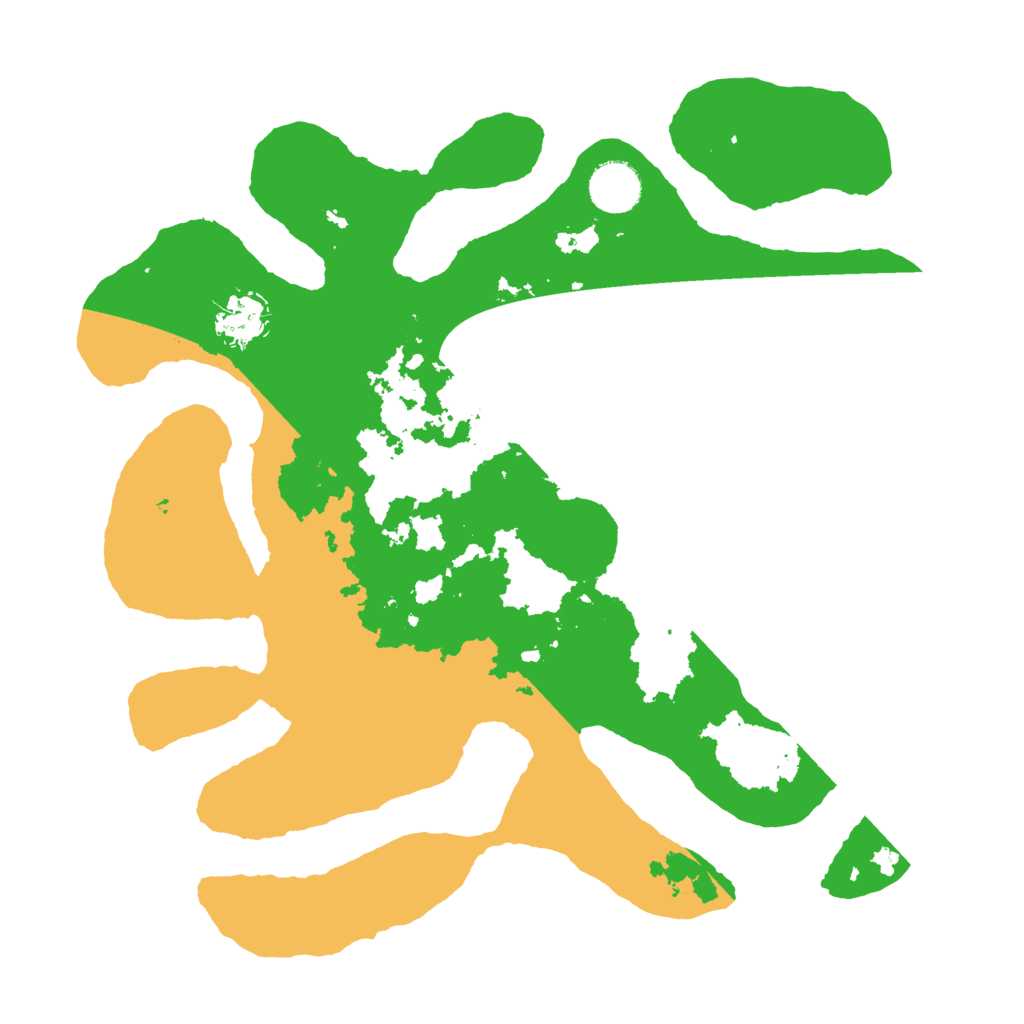 Biome Rust Map: Barren, Size: 3500, Seed: 5118631