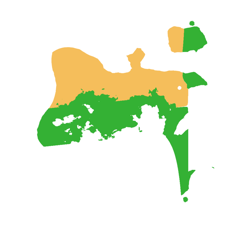 Biome Rust Map: Procedural Map, Size: 2000, Seed: 12121212