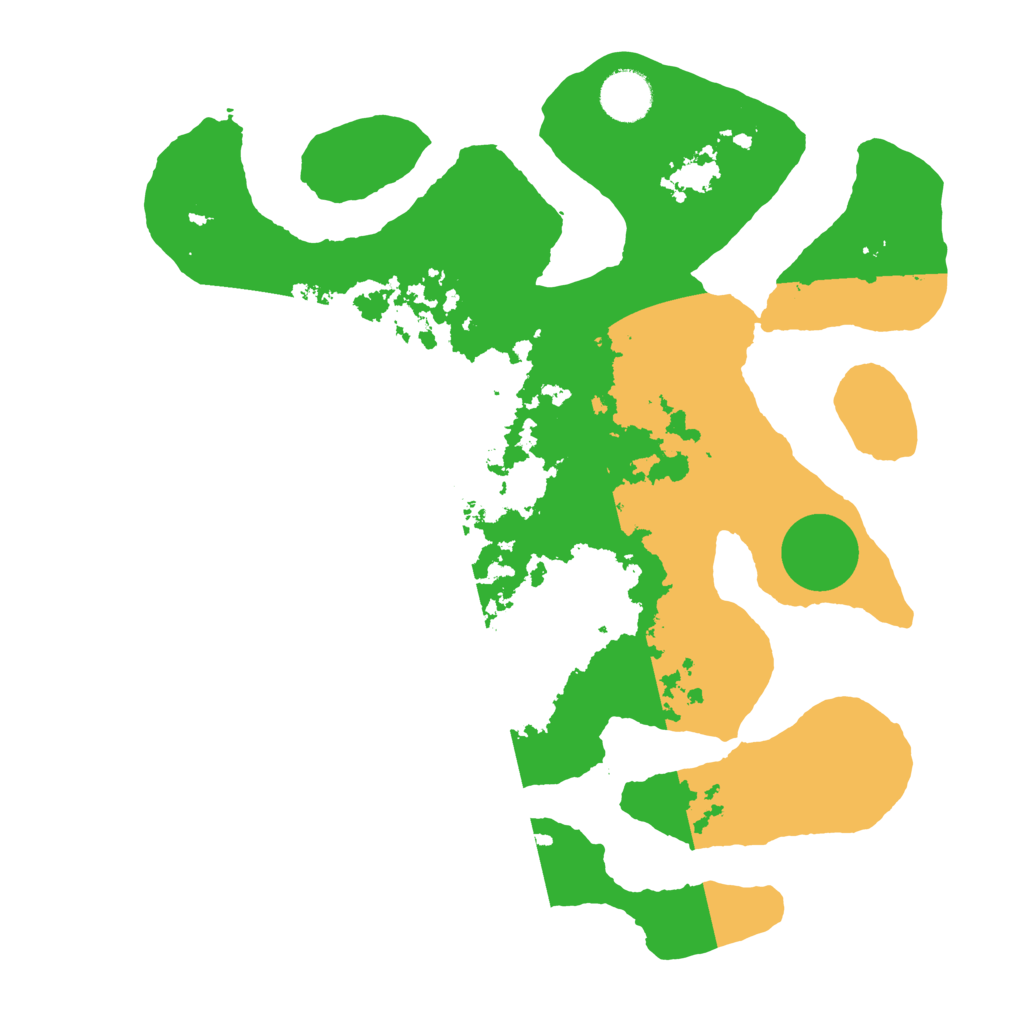 Biome Rust Map: Barren, Size: 3500, Seed: 1655264