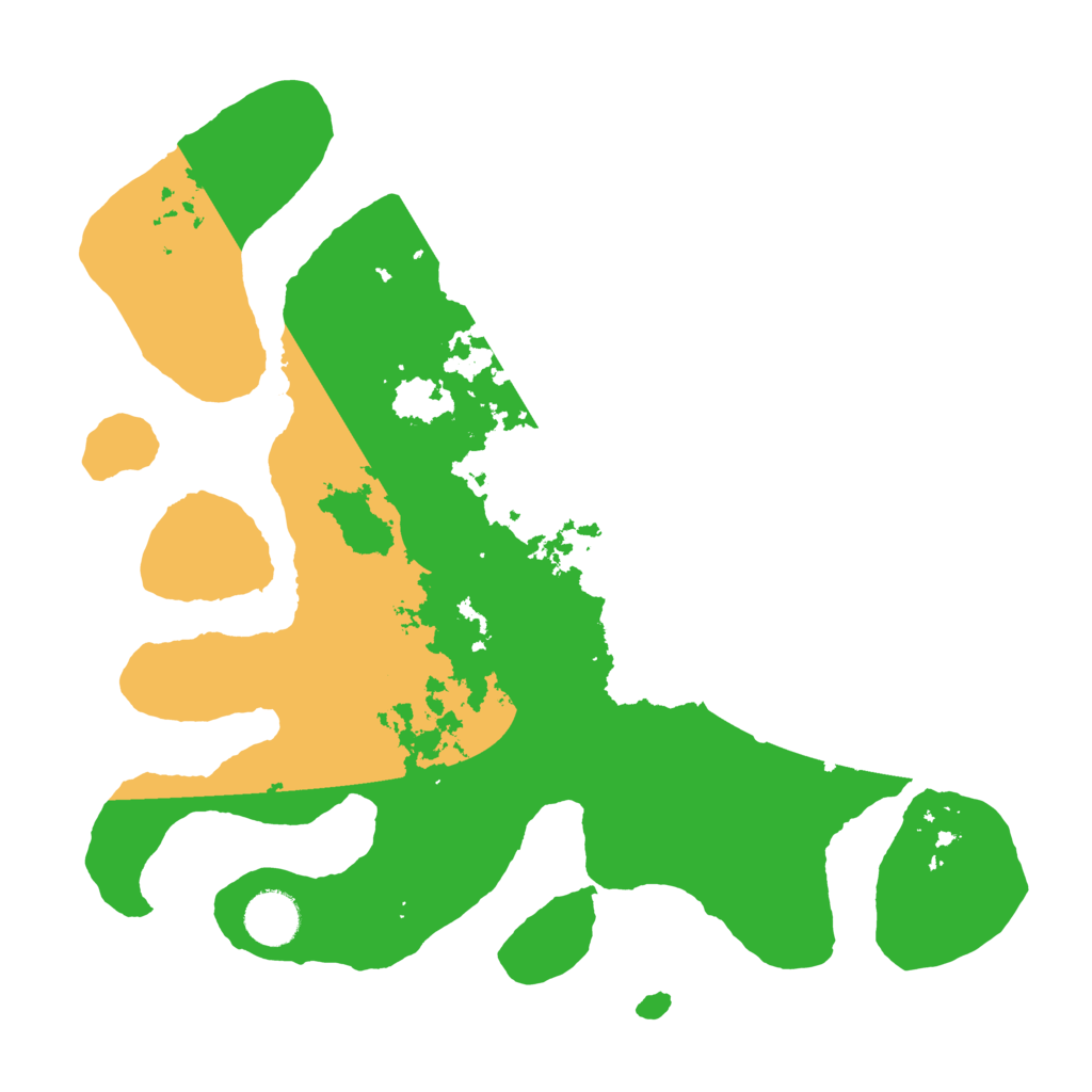 Biome Rust Map: Barren, Size: 3500, Seed: 2419470