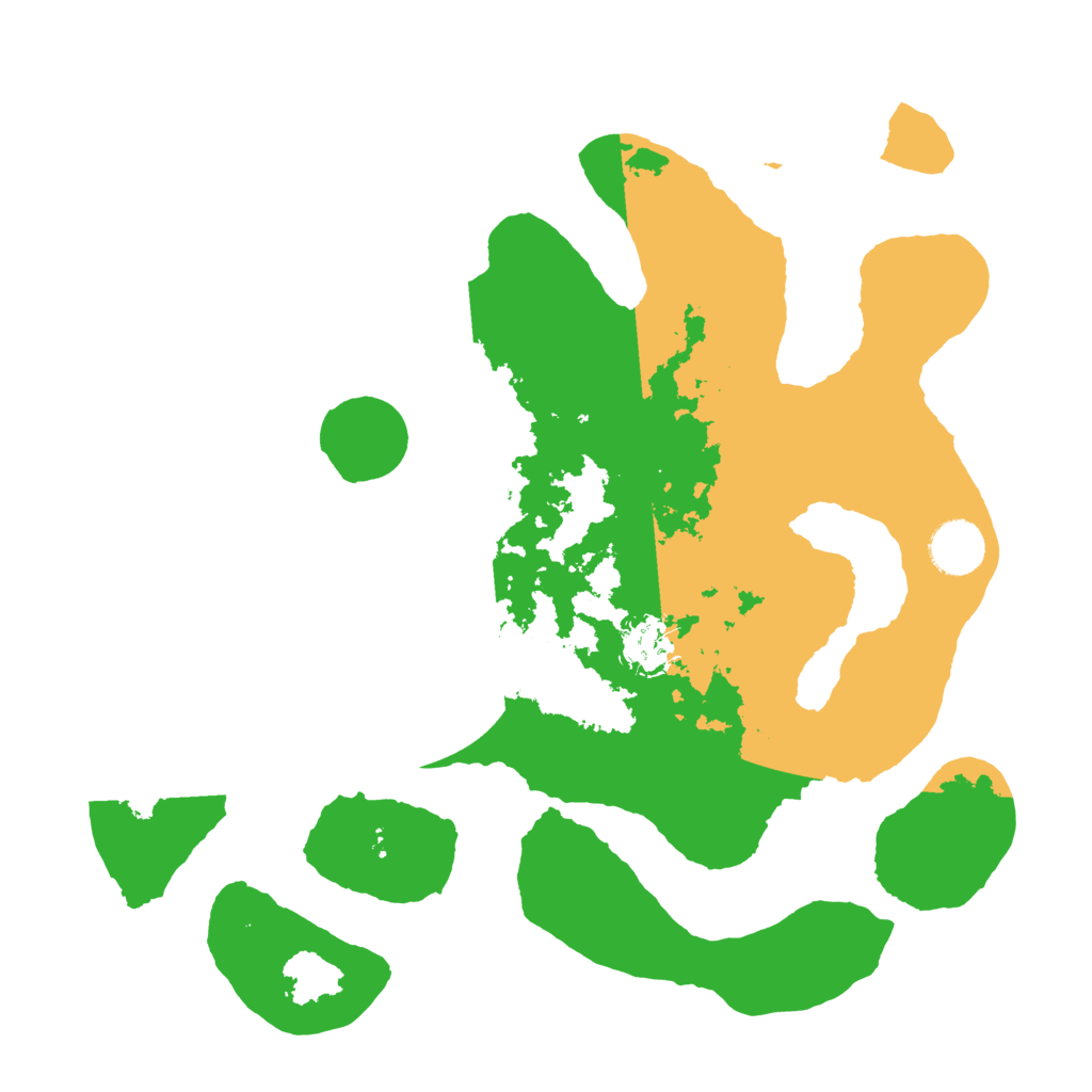 Biome Rust Map: Barren, Size: 3500, Seed: 1431396