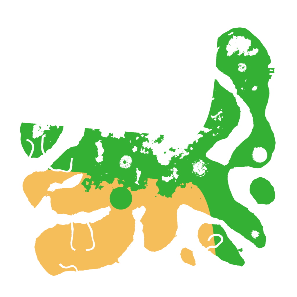 Biome Rust Map: Procedural Map, Size: 3500, Seed: 1946768