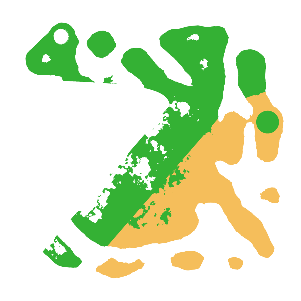 Biome Rust Map: Barren, Size: 3500, Seed: 5829638