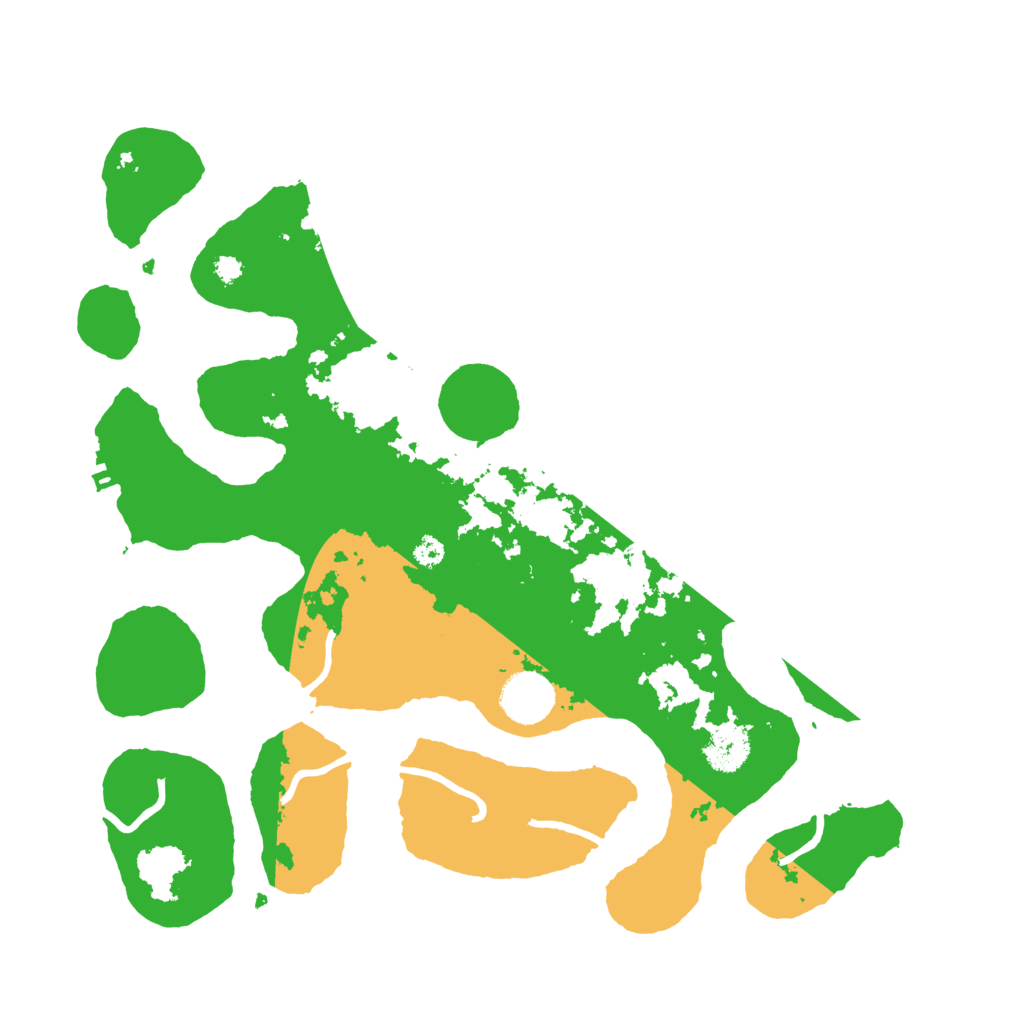 Biome Rust Map: Procedural Map, Size: 3500, Seed: 4122771