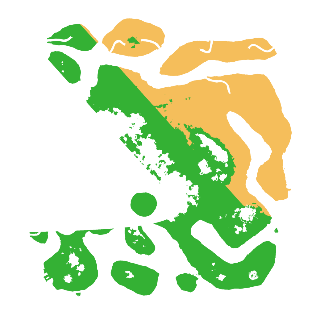 Biome Rust Map: Procedural Map, Size: 3500, Seed: 4963770