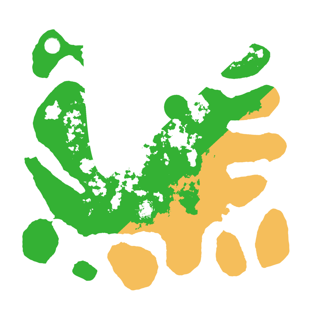 Biome Rust Map: Barren, Size: 3500, Seed: 3717321