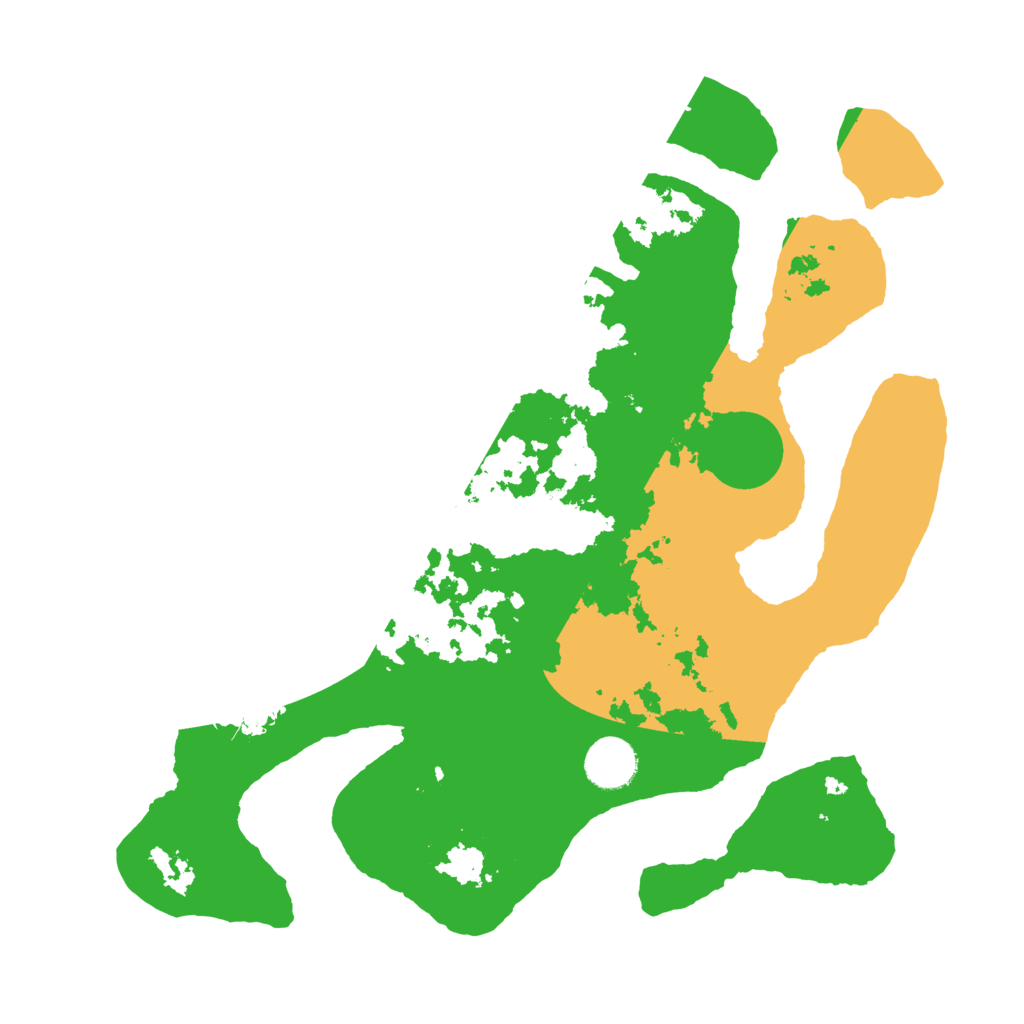 Biome Rust Map: Barren, Size: 3500, Seed: 2731724