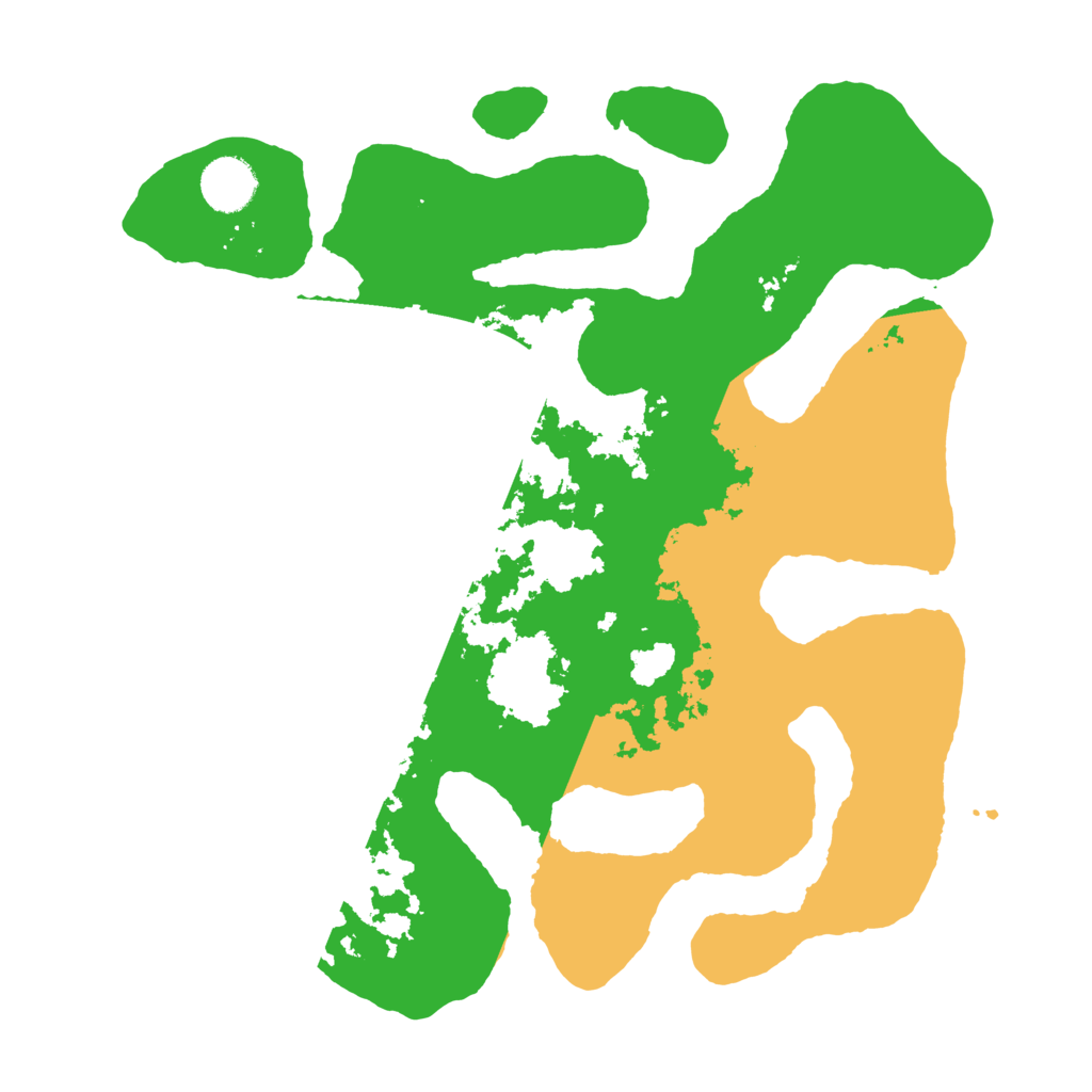 Biome Rust Map: Barren, Size: 3500, Seed: 4037435