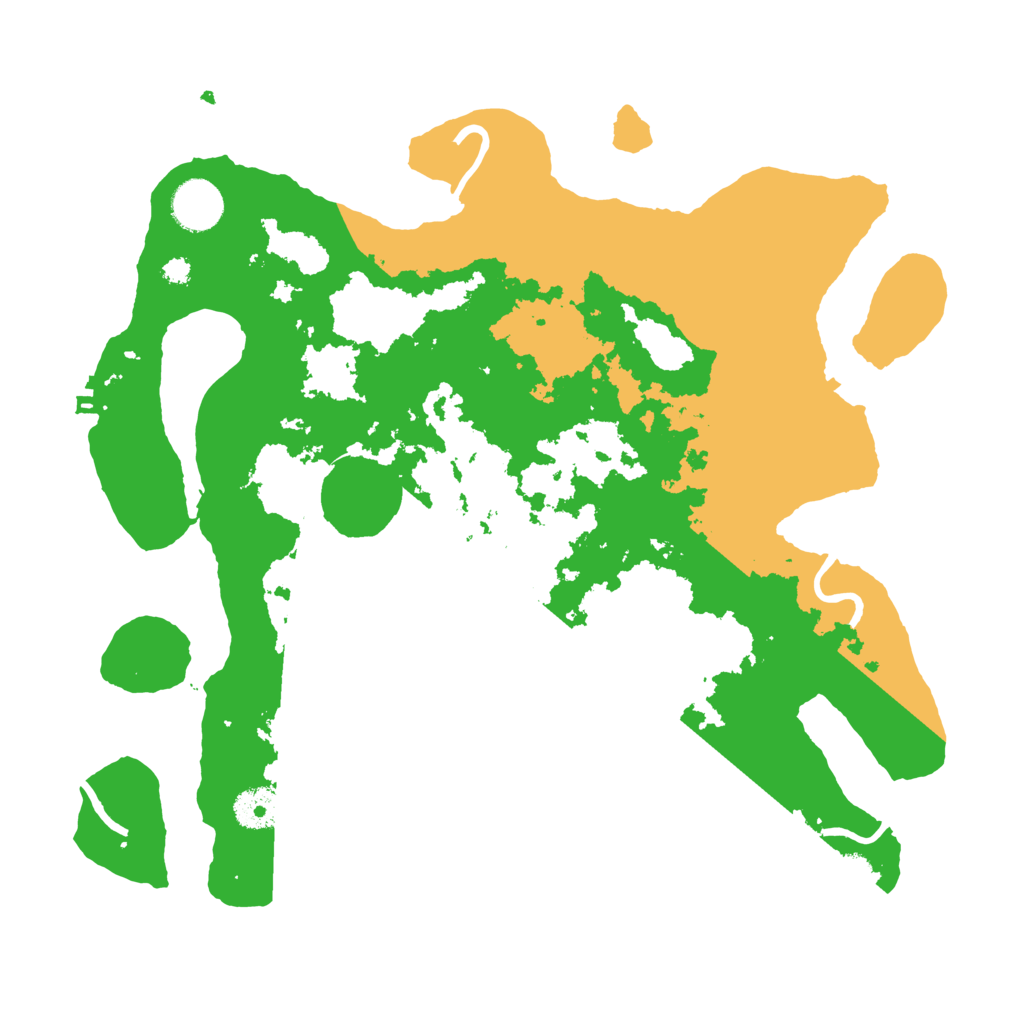 Biome Rust Map: Procedural Map, Size: 3500, Seed: 3390203
