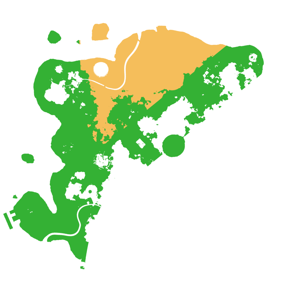Biome Rust Map: Procedural Map, Size: 3500, Seed: 4722802