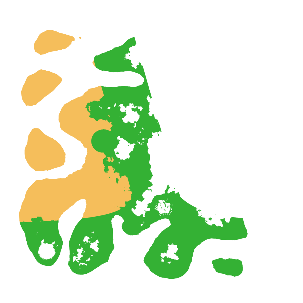 Biome Rust Map: Barren, Size: 3500, Seed: 3268706