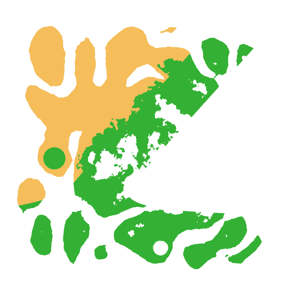 Biome Rust Map: Barren, Size: 3500, Seed: 4973445