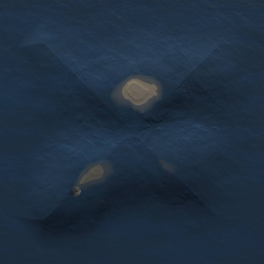 Rust Map: Procedural Map, Size: 1001, Seed: 1236, 1 Monuments