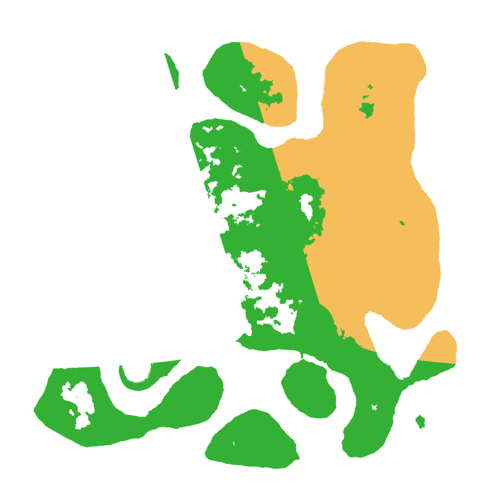 Biome Rust Map: Barren, Size: 3500, Seed: 1403871