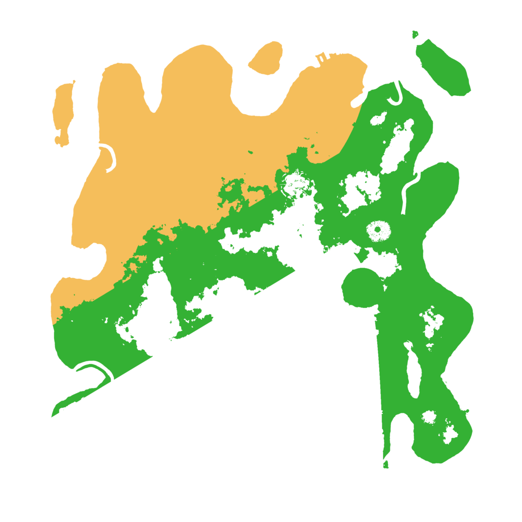 Biome Rust Map: Procedural Map, Size: 3500, Seed: 765966