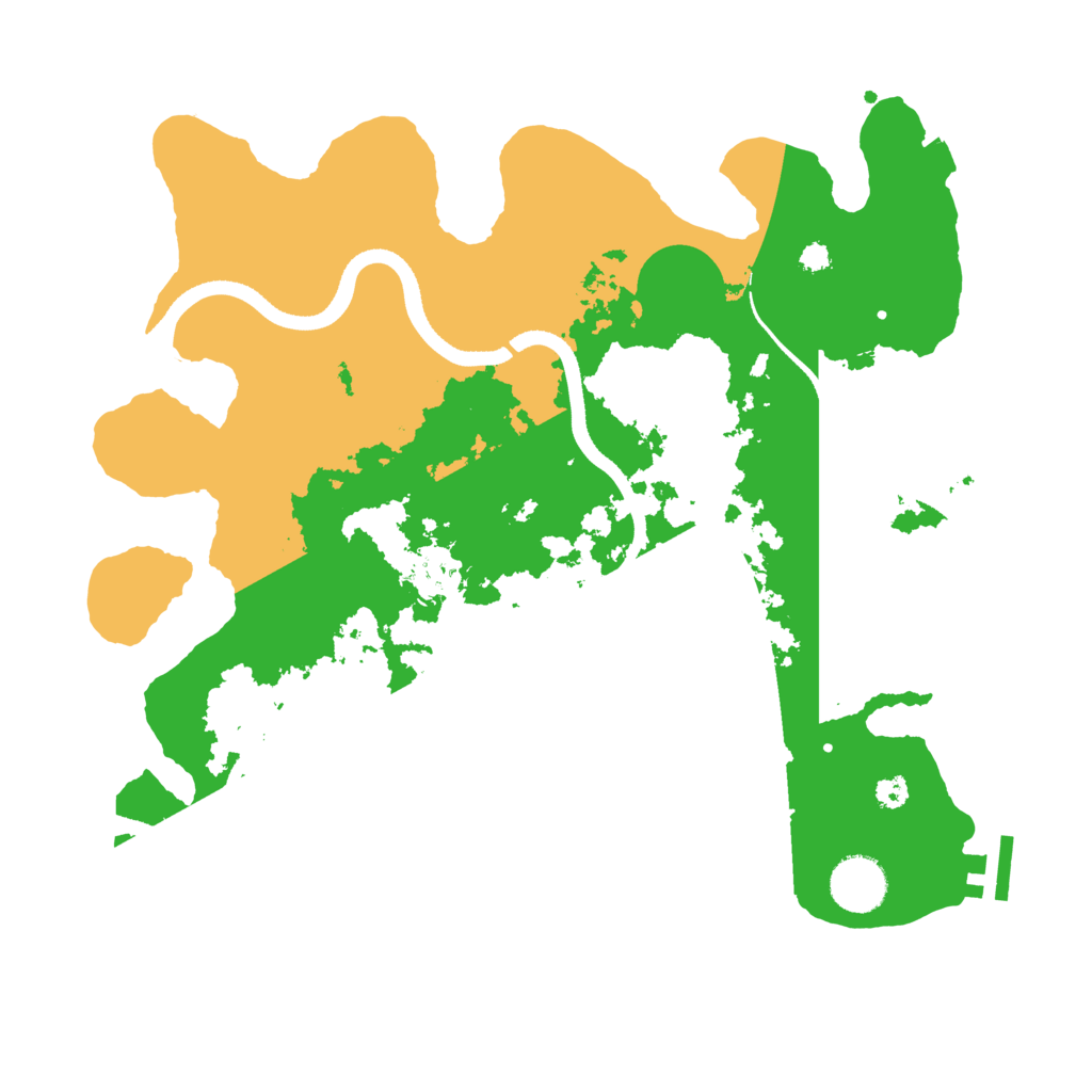Biome Rust Map: Procedural Map, Size: 3400, Seed: 3113