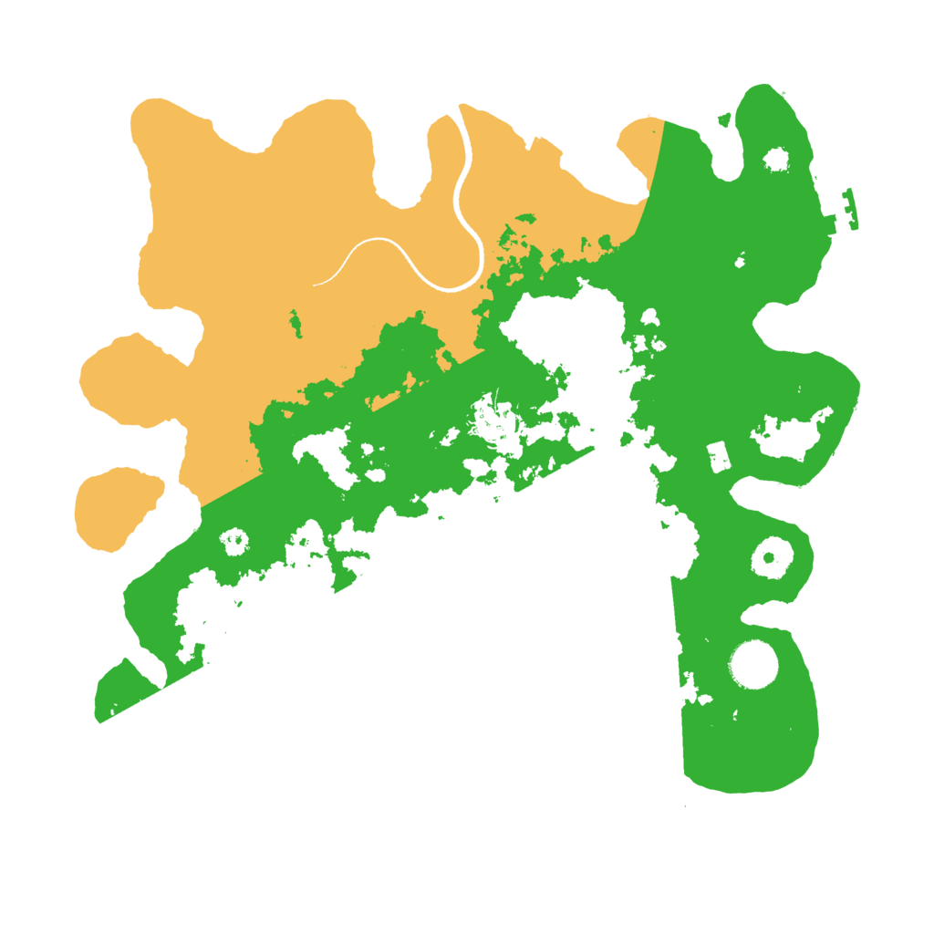 Biome Rust Map: Procedural Map, Size: 3400, Seed: 3113