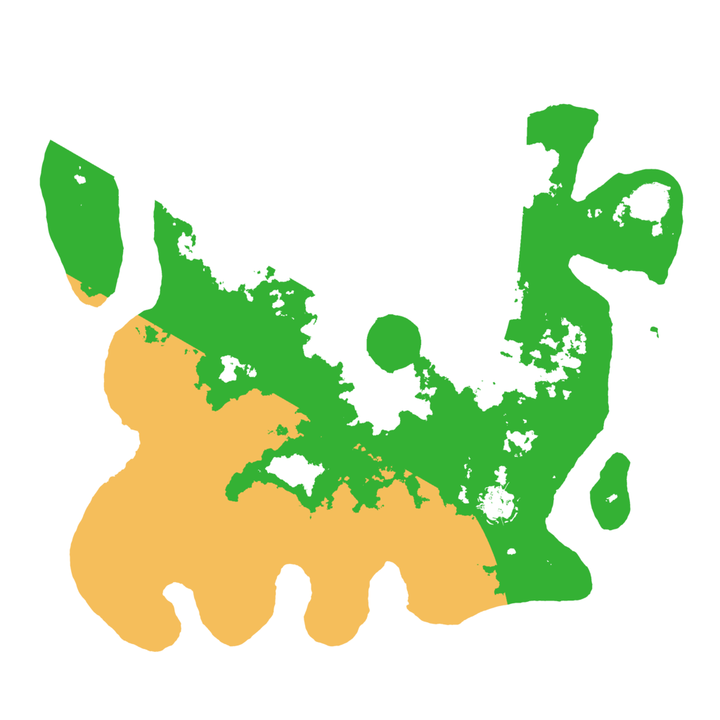 Biome Rust Map: Barren, Size: 3500, Seed: 3514659