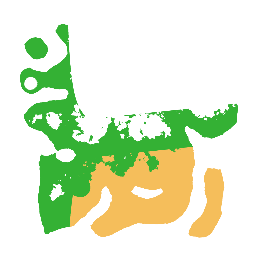 Biome Rust Map: Barren, Size: 3500, Seed: 2463992