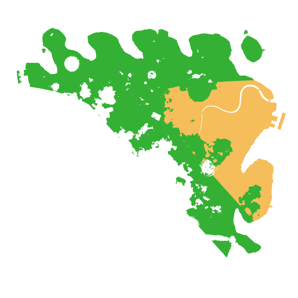 Biome Rust Map: Procedural Map, Size: 3500, Seed: 2706911