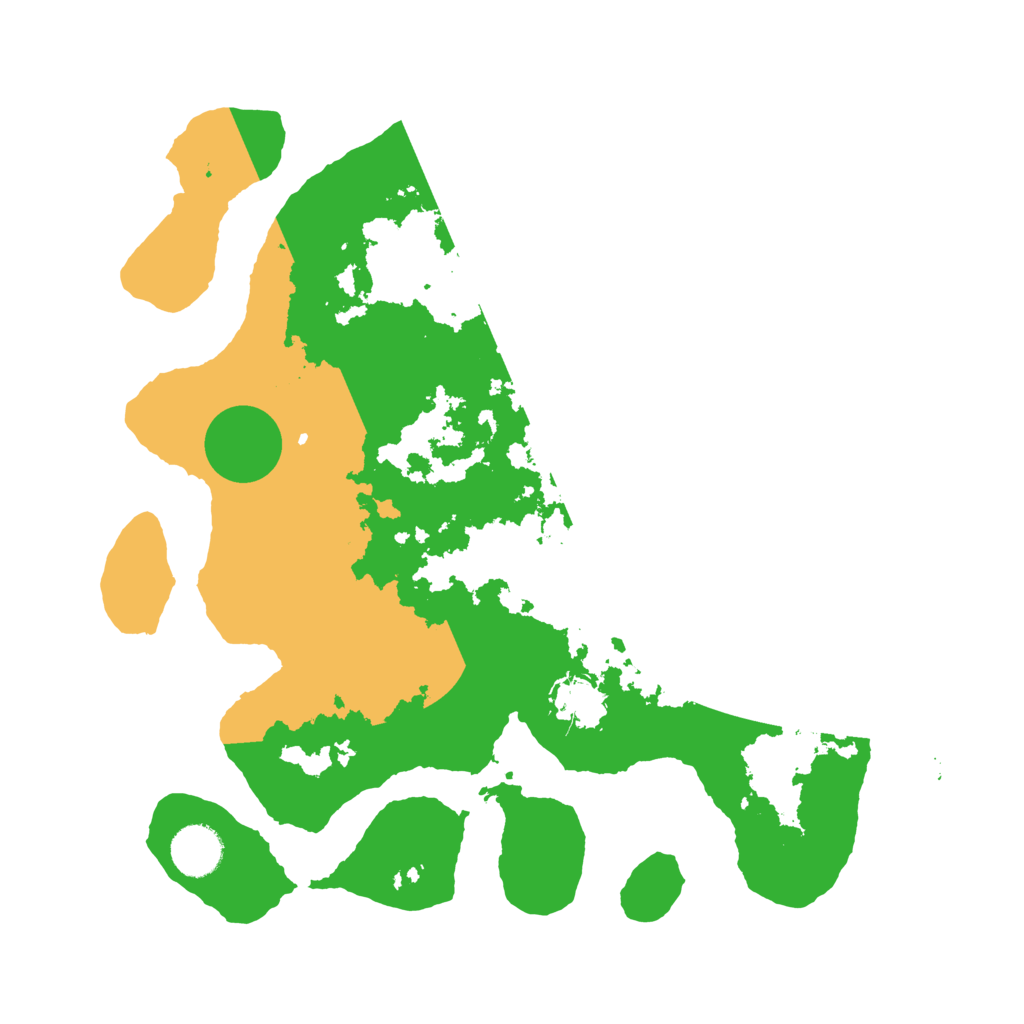 Biome Rust Map: Barren, Size: 3500, Seed: 4285981