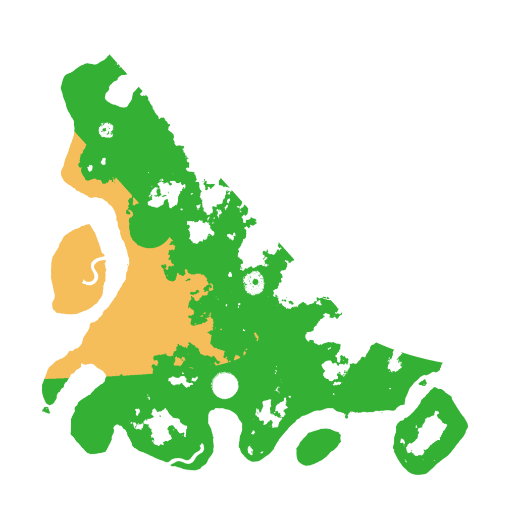 Biome Rust Map: Procedural Map, Size: 3500, Seed: 3456