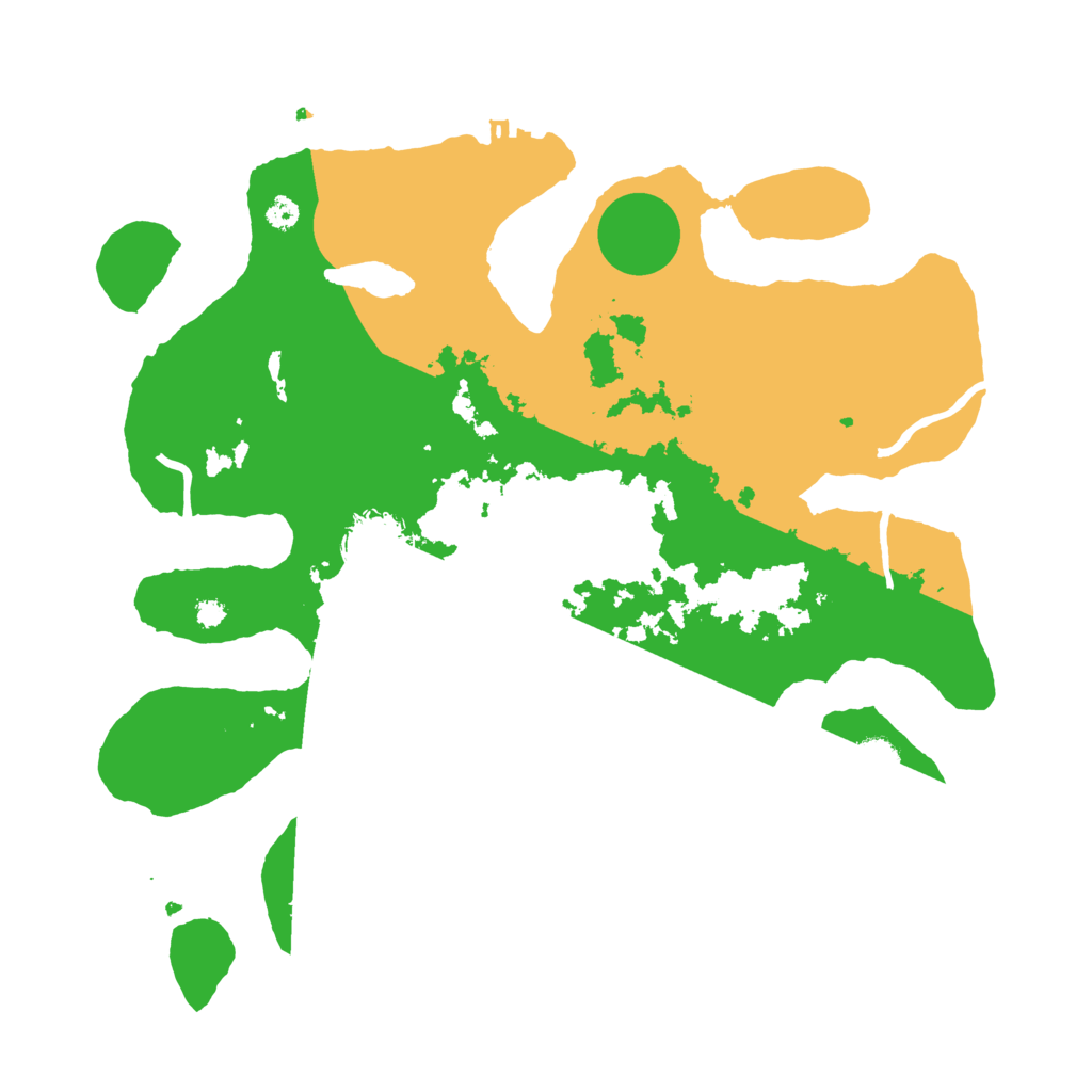 Biome Rust Map: Procedural Map, Size: 3500, Seed: 1497627