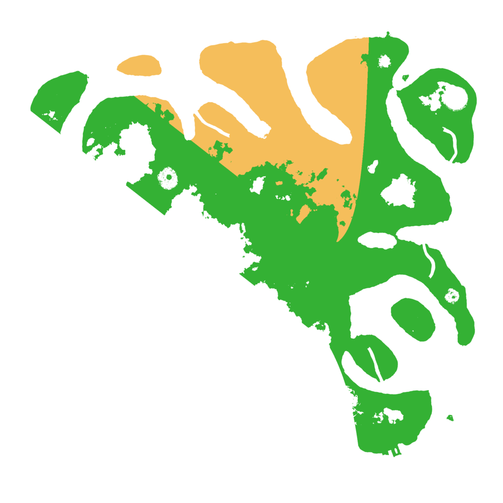 Biome Rust Map: Procedural Map, Size: 3700, Seed: 1753937068