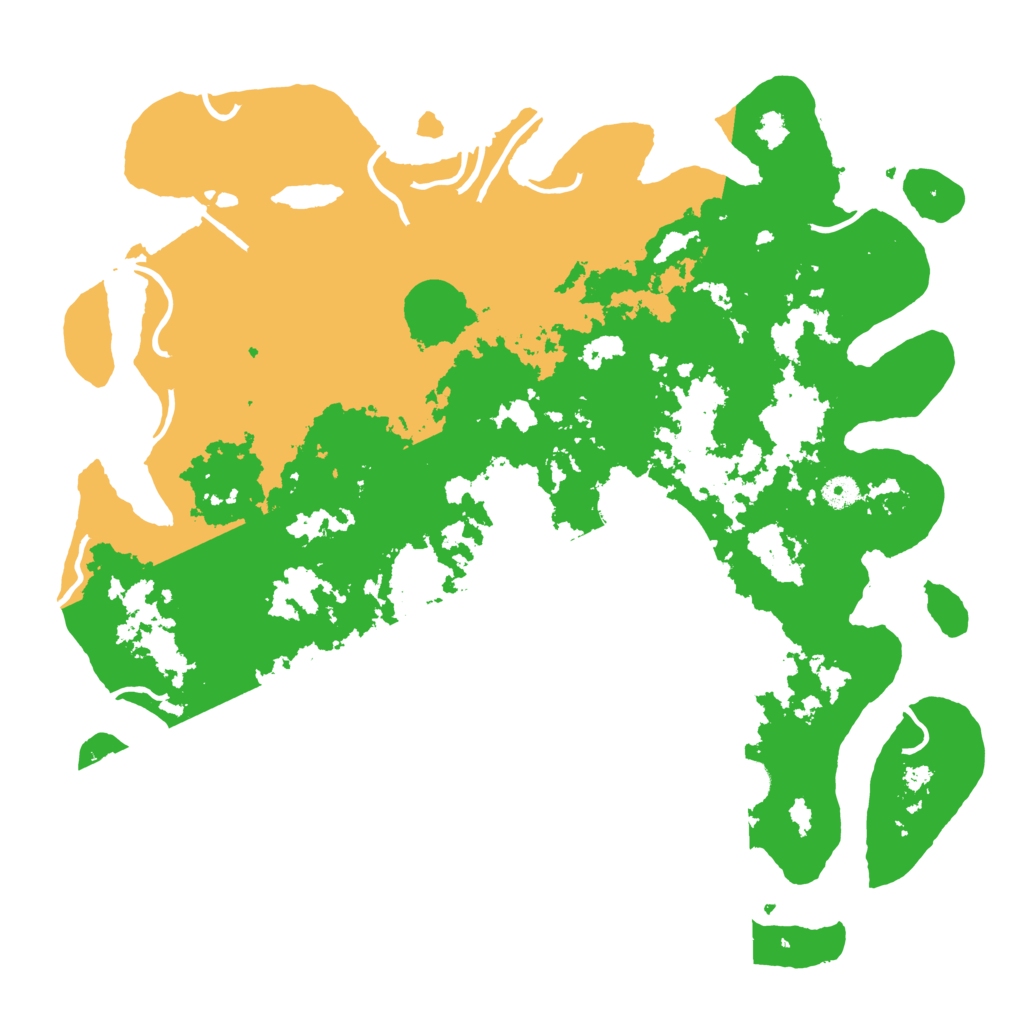 Biome Rust Map: Procedural Map, Size: 4500, Seed: 745742