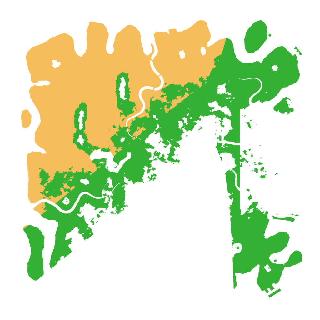 Biome Rust Map: Procedural Map, Size: 4750, Seed: 156106