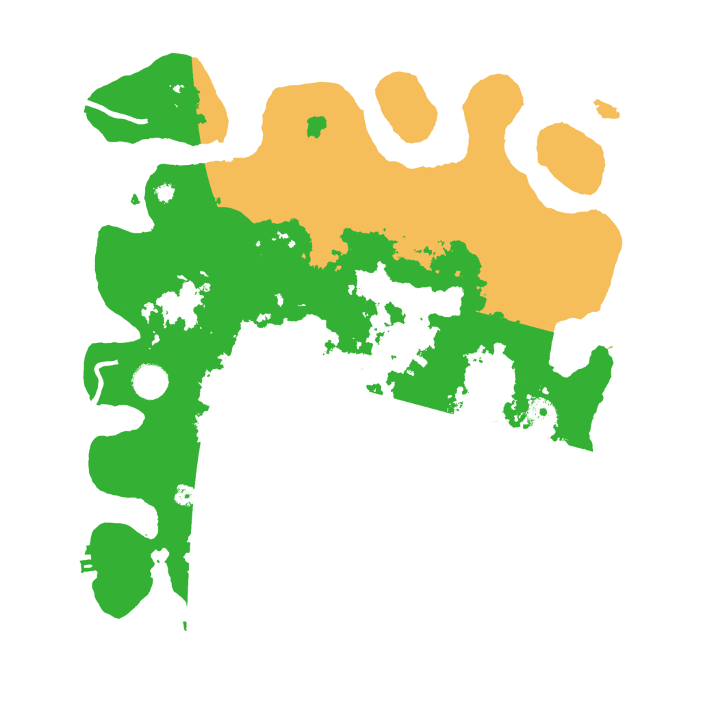 Biome Rust Map: Procedural Map, Size: 3500, Seed: 4261008